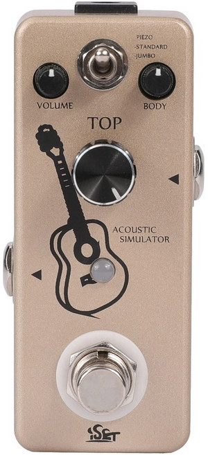 기타이펙터 ISET 일렉트릭 기타 이펙트 페달 오버드라이브 바이패스 디스토션 부스터 컴프레서 퍼즈 플랜저 트루 부품, PD-13 Accoustic