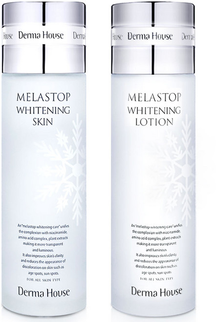 멜라스톱 미백 기능성 2종세트 (스킨+로션)-미백 잡티관리 칙칙한피부, 1세트