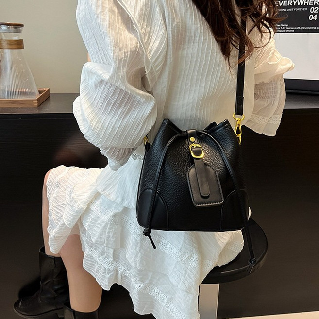 제이바바 여성용 미니 복조리 버킷백