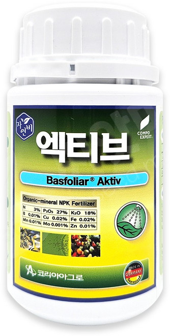 자연비)엑티브 200ml/해조 생육활성제/식물 활력증진/방어력 강화/뿌리강화, 1개, 200ml