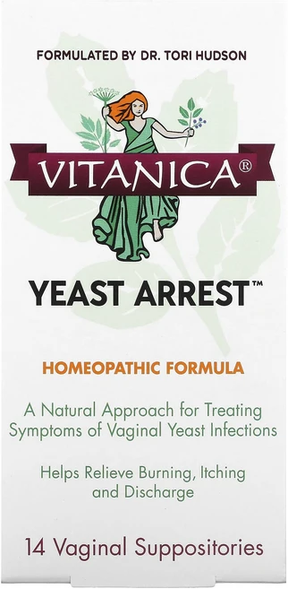 Vitanica Yeast Arrest 질정 14정, 1개 - 쿠팡