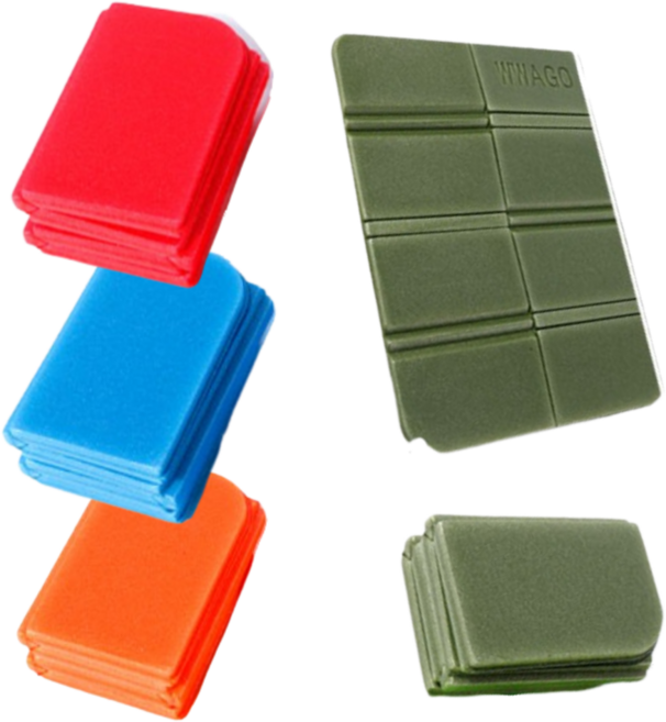 [휴대용 방석1p] 미니 등산 캠핑 사우나 접는 야외 접이식 방석