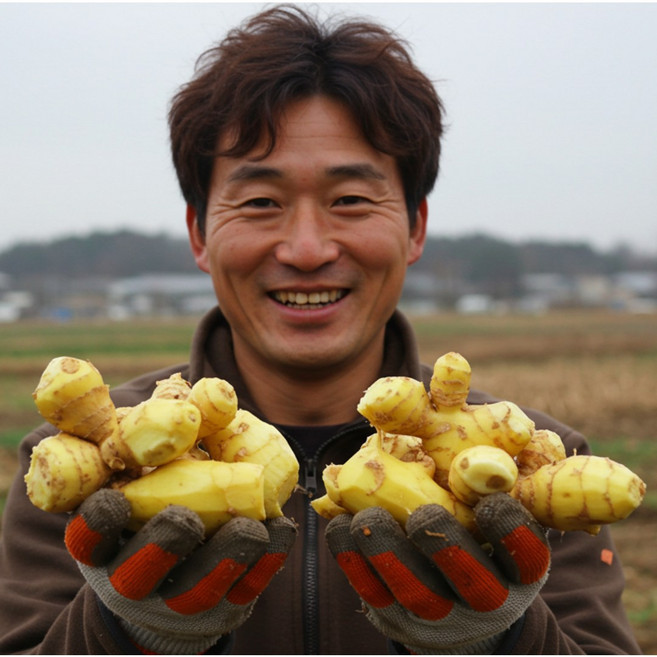 더좋은 국내산 깐생강, 1개, 2kg (90%박피)