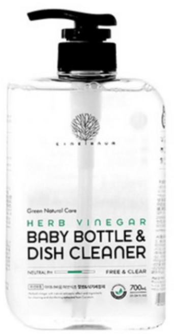 아이너바움 허브식초 젖병 식기세정제, 700ml, 3개