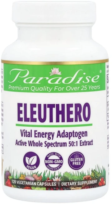 파라다이스허브 가시오갈피 식물성 캡슐 120개, 1개, 120정 - 쿠팡