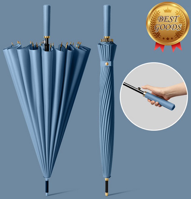 시그니처베이지 자외선 차단 튼튼한 고급 24k 장우산 SB720G