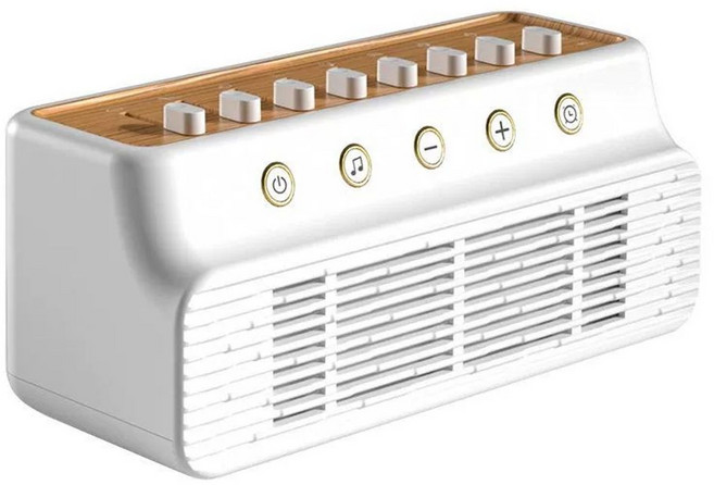 휴대용 백색소음기 수면용 아날로그 자연의소리 블루 화이트노이즈 호수 빗소리