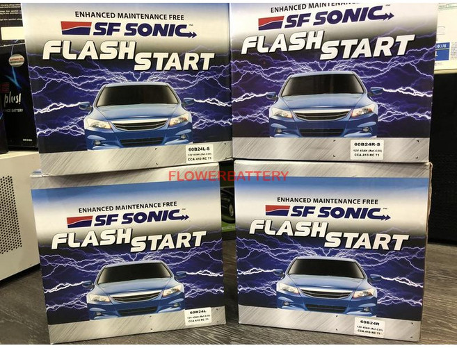 SF SONIC 藍霸 60B24L 汽車電池, 1個
