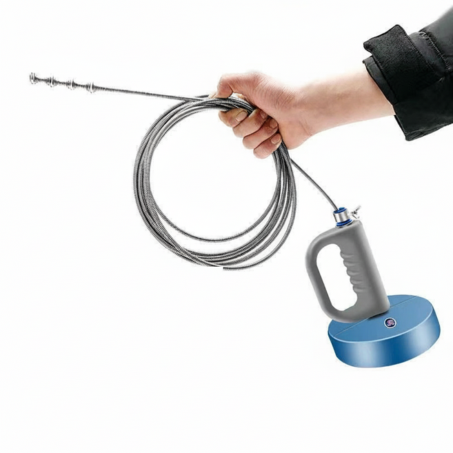 管道疏通器 5米/10米手搖彈簧疏通管 適用廚房、馬桶、地漏, 疏通器10米