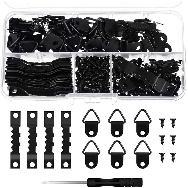 액자고리 링 다이세트 피스포함, 1개, 전부검정고리세트