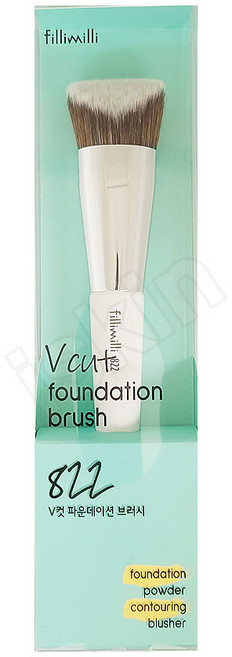필리밀리 V컷 파운데이션 브러시 822, 1개