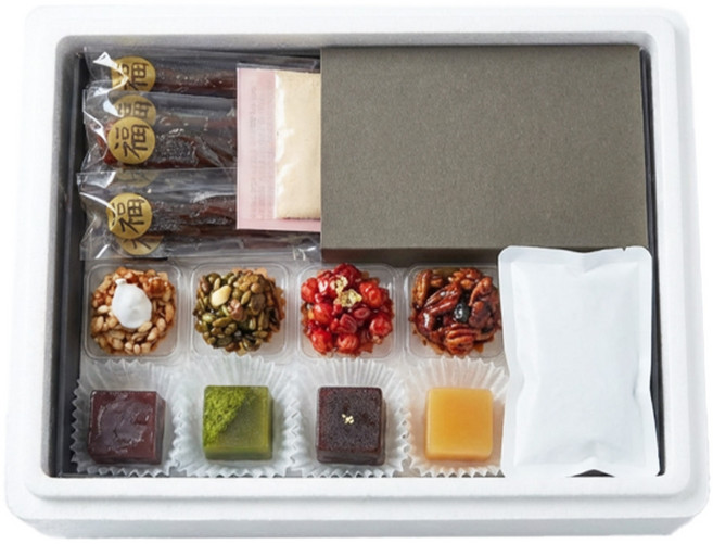 [JW MALL] 수제 도라지정과 세트/양갱 견과류 건강간식 설명절 선물세트/위생건조 안심 먹거리, 기본포장, 1