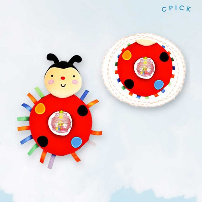 케이스키즈나들이친구무당벌레 유모차모빌 감각발달인형 KA10570 픽앤코401