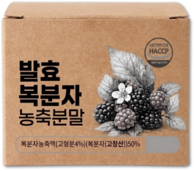 고창 복분자 분말 가루 100% 국산 발효 농축분말 식약청인증 에이치딜리버리, 1박스, 150g