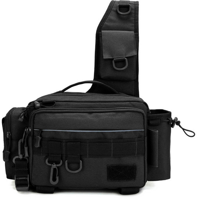 루어 낚시 다용도 보조가방, 블랙