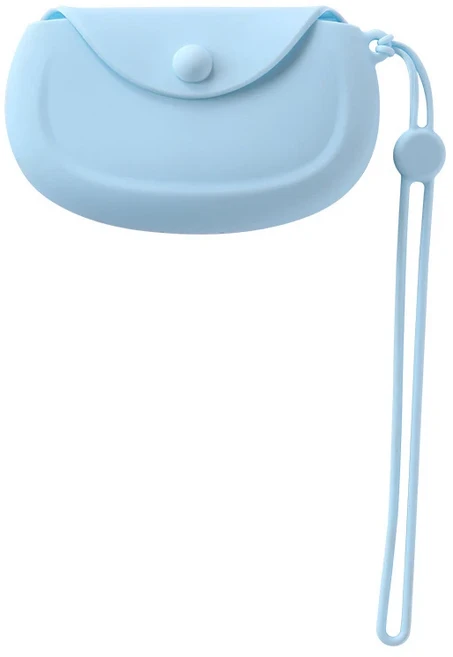 1PC 실리콘 치과 틀니 케이스 리테이너 보관 상자 교정기 마우스 가드 환기 구멍, 04 Small Blue