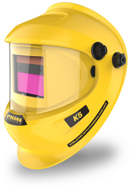 코리아나 프리미엄 자동 차광 용접면 K-5 자동 용접마스크 적외선 자외선 차단 밝기조절, 1개