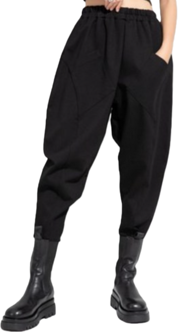 여성 추동 기모 배기팬츠 빅사이즈 여자 승마 몸빼 똥싼바지 방한바지