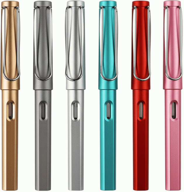 스틸 만년필 볼펜 잉크펜 손글씨용 9종 세트, 상세페이지 참조, 8-스틸만년필-민트