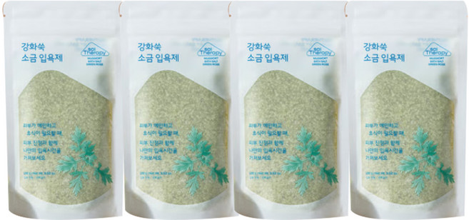 솔테라피 강화쑥 배쓰솔트 그린로즈, 4개, 100g