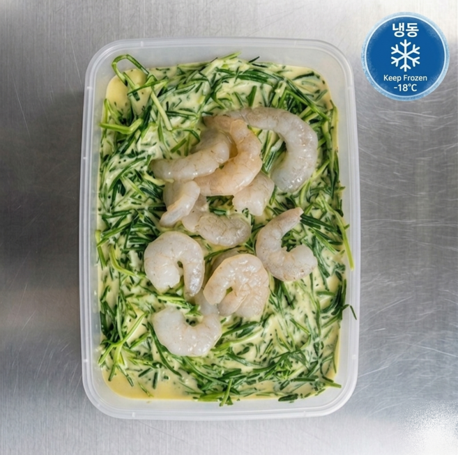 채미당 냉동 세발나물 새우전 반죽 부침개, 1개, 700g