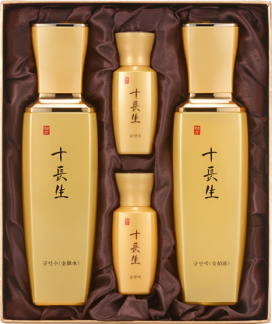 십장생 금안 기초화장품 2종 세트, 1세트