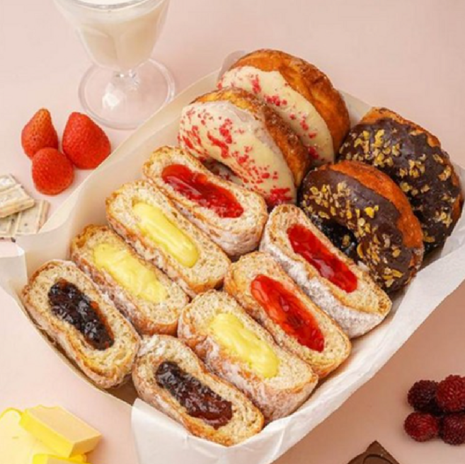 [푸드맛남] 100%우리밀 당일생산 명장 수제도넛 5종 15개입, 1박스