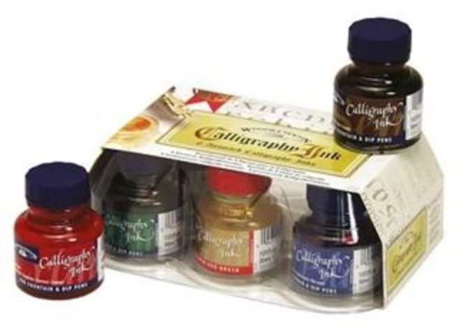 윈저앤뉴튼 캘리그라피 안료 잉크 30ml 6색 세트