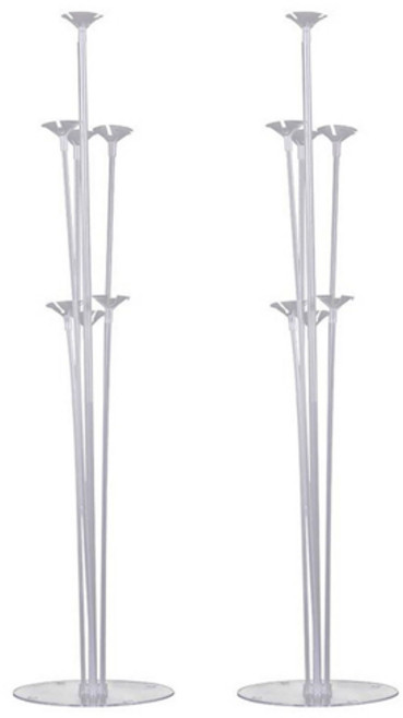 로나파티 풍선 스탠드 풍선꽂이 세트, 투명 2개 (70cm 2세트), 2개