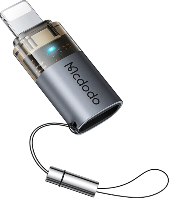 Mcdodo iPhone 迷你便攜充電器 快速充電 智能保護 附掛繩, C-L黑色, 1個