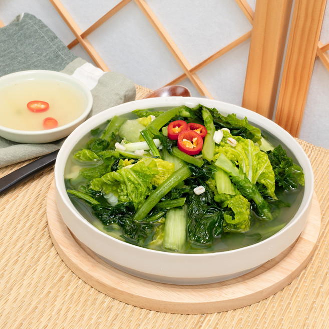 보름달 김치 정성이 가득 담긴 국내산 채수 열무보리물김치, 1개, 2kg