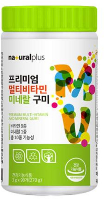 내츄럴플러스 프리미엄 멀티비타민 구미 270g, 90정, 1개