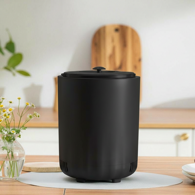 LoFam 가정용 음식물 처리기 3.5L 냉장 처리 냉각 보관, 블랙, 음식물-쓰레기-냉장고3.5L