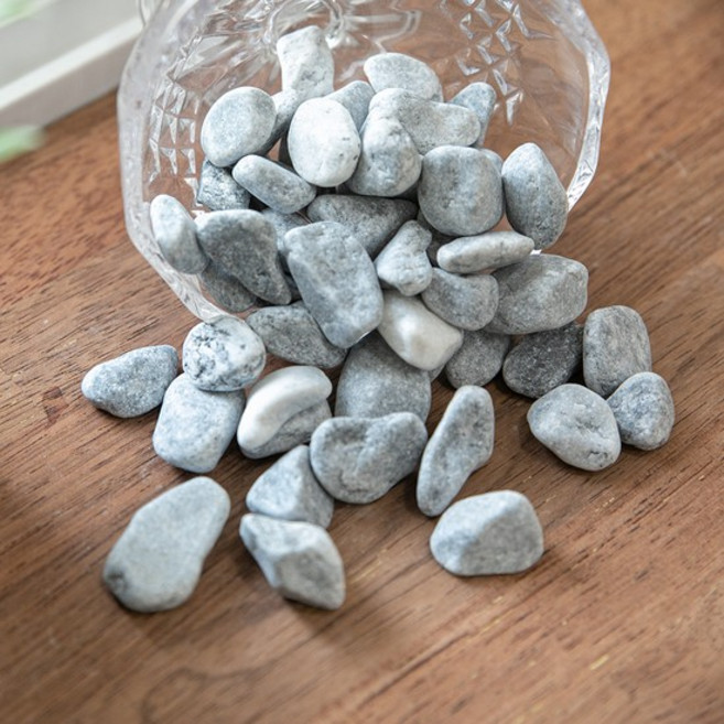 자갈 베란다 인테리어 라이트그레이 3kg 조경 장식 조약돌 바닥재 정원 카페 테라리움 어항 꾸미기, 단품, 색상:4호