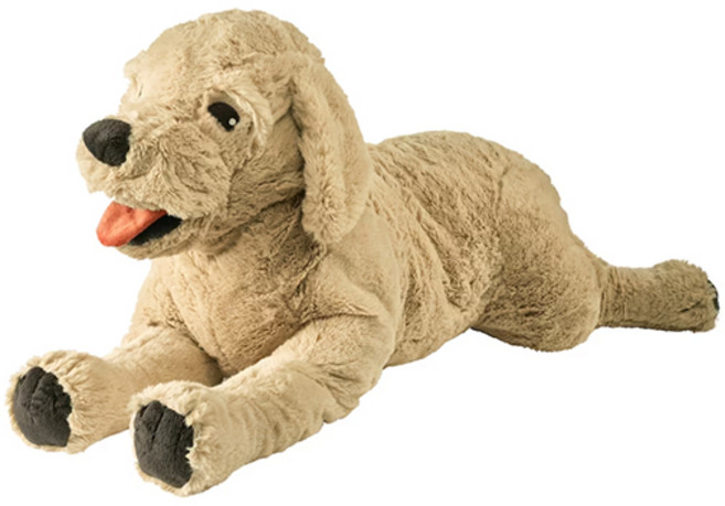 이케아 봉제인형 강아지골든리트리버 강아지인형 대형인형 40cm/70cm, 70cm, 1개, 골든리트리버대형