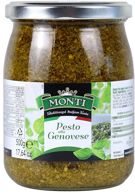 MONTI 바질 페스토 소스, 500g, 1개