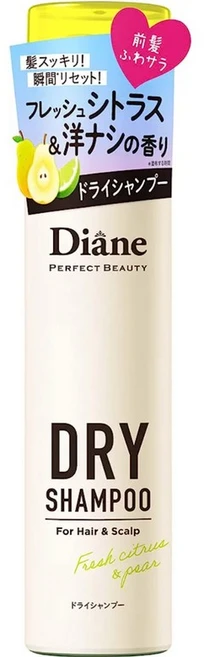 다이앤 드라이 샴푸 프레쉬 시트러스향 95g 청소년 퍼퓸 수분 미용실 여행용 물없이 감는, 1개 - 쿠팡