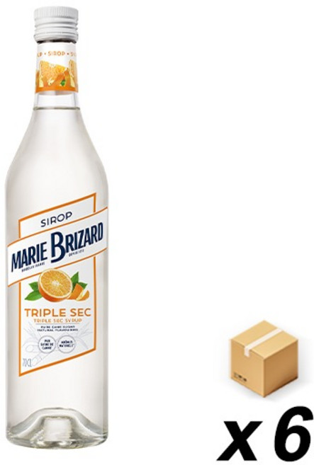 마리브리자드 트리플섹 시럽, 700ml, 6개