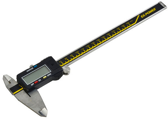 이엑스파워 디지매틱캘리퍼 EDC-150 150mm 0443472, 1개