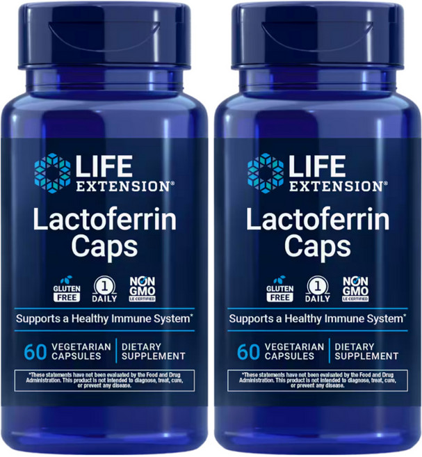 라이프익스텐션 락토페린 60캡슐, 60정, 2세트