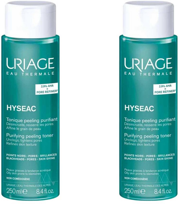 유리아쥬 이제악 히제악 하이세악 퓨리파잉 필링 토너 250ml 2개 (프랑스배송) Uriage Hyseac Purifying peeling toner