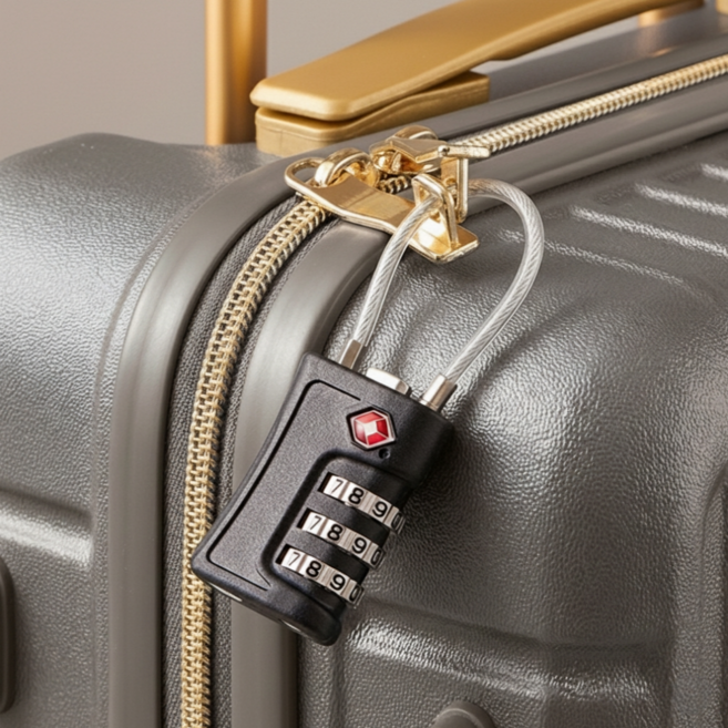 어썸트립 여행용 TSA 와이어 자물쇠 캐리어 잠금장치