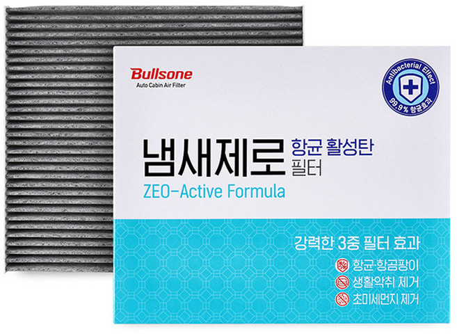 불스원 냄새제로 항균 활성탄 차량용 에어컨필터 21번, 21, 1개