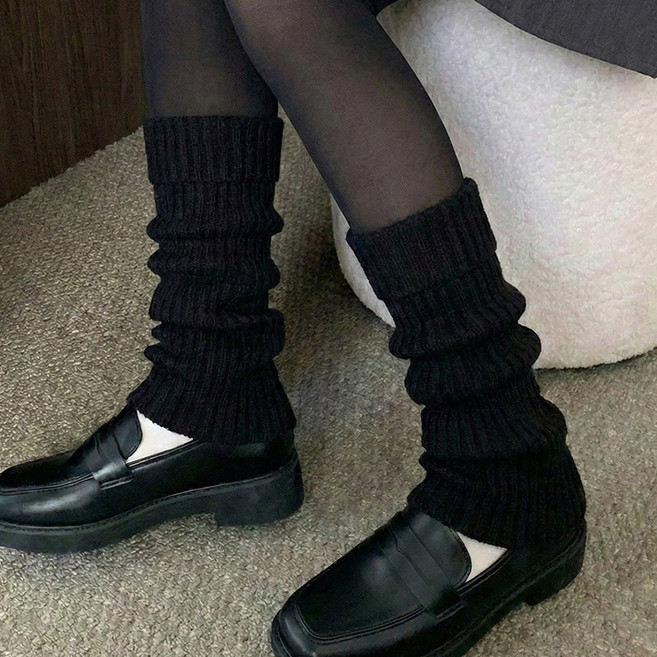 블루씨티 호코 골지 롱 폴더 발토시 레그워머