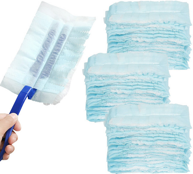 리빙만렙 퀵더스터 먼지떨이 숏핸들+리필 30개 먼지털이 코스트코 스위퍼 더스터 호환 정전기 청소포, 퀵터스터먼지떨이 숏핸들1개+리필30개 ALS550, 1세트