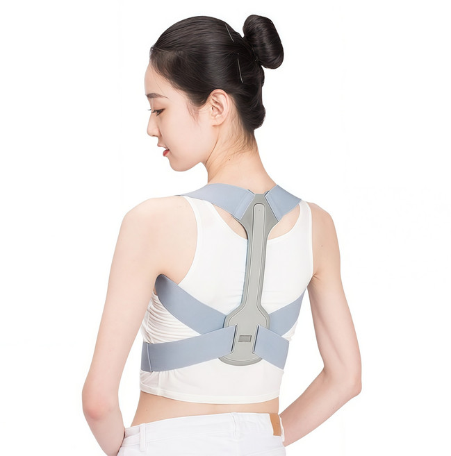 중현 여성용 거북목 자세 교정기 교정 밴드 어깨교정기, 1개