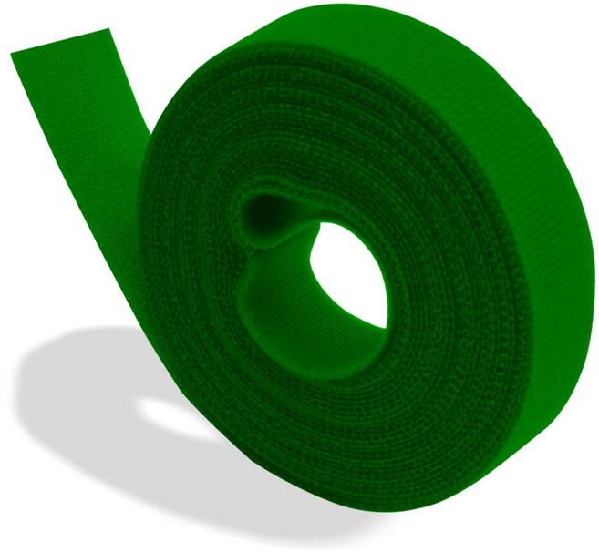 칼론 벨크로 케이블 타이 그린 5m x 1.2cm KR-RCT125, 1개