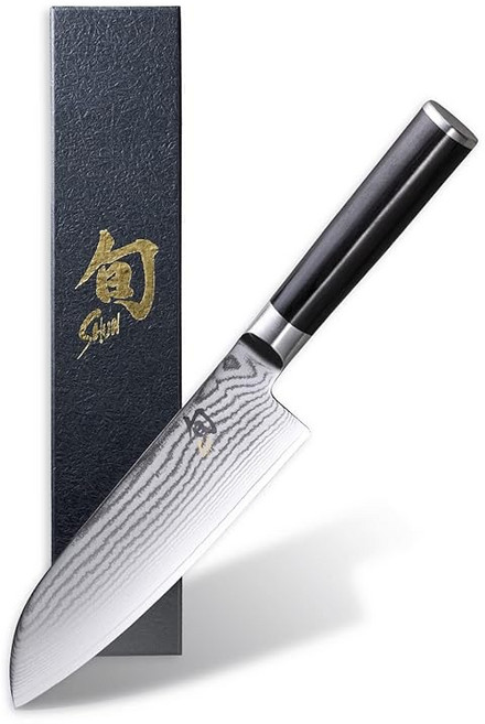 Classic 175mm KAI Shun DM2702 조개인 제철 산토쿠 나이프 왼손잡이용 부엌칼