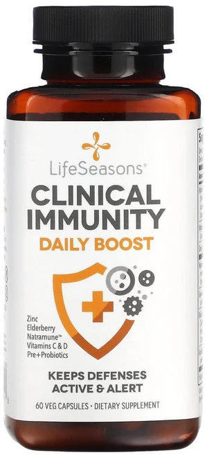 라이프시즌스 클리니컬 이뮤니티 데일리 부스트 60 베지캡슐, 1개, 60정 - 쿠팡