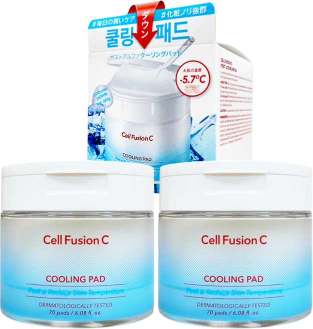셀퓨전씨 포스트 알파 쿨링 패드, 70매입, 2개